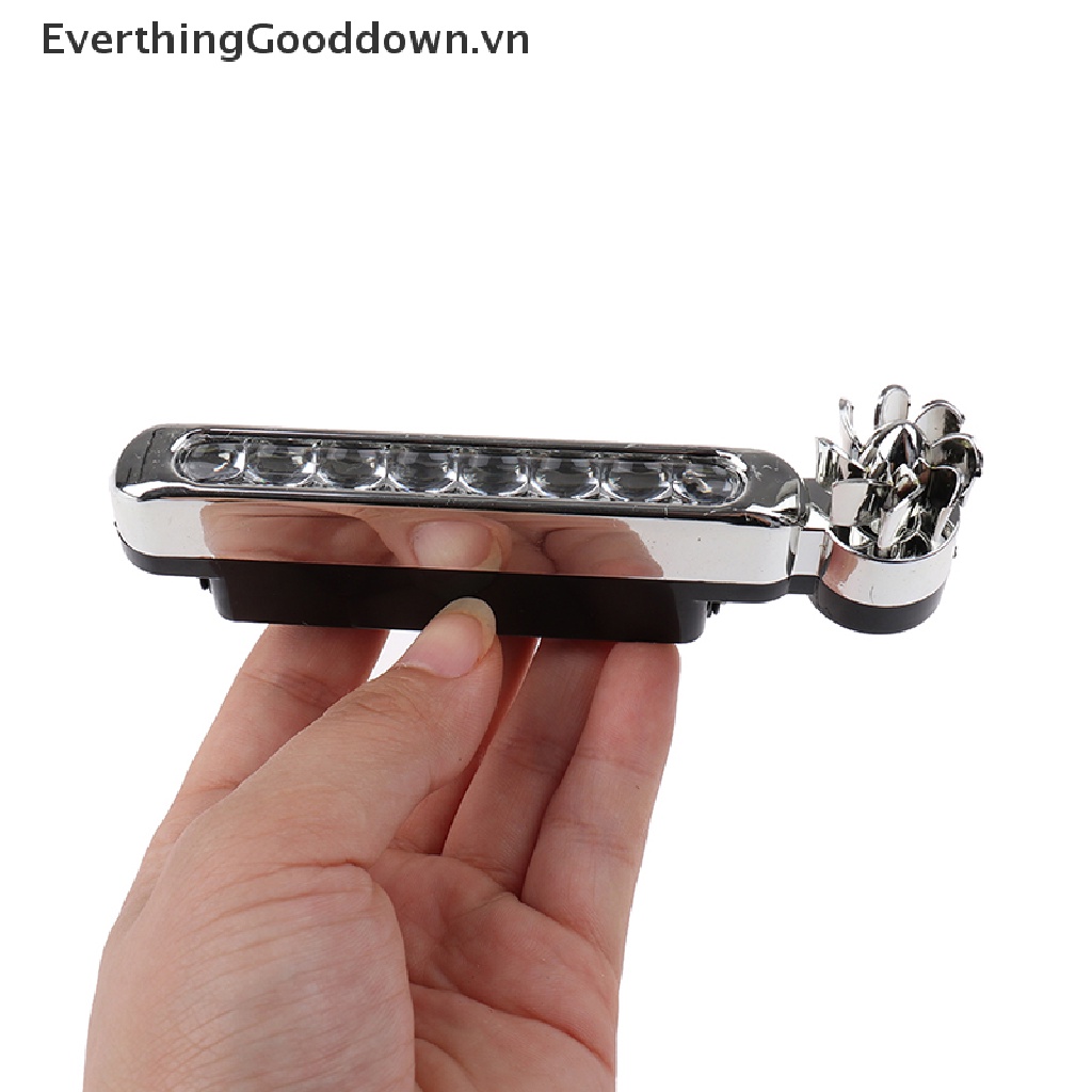 Đèn LED Chạy Ban Ngày 8 Bóng DRL Gắn Ngoài Cho Xe Hơi