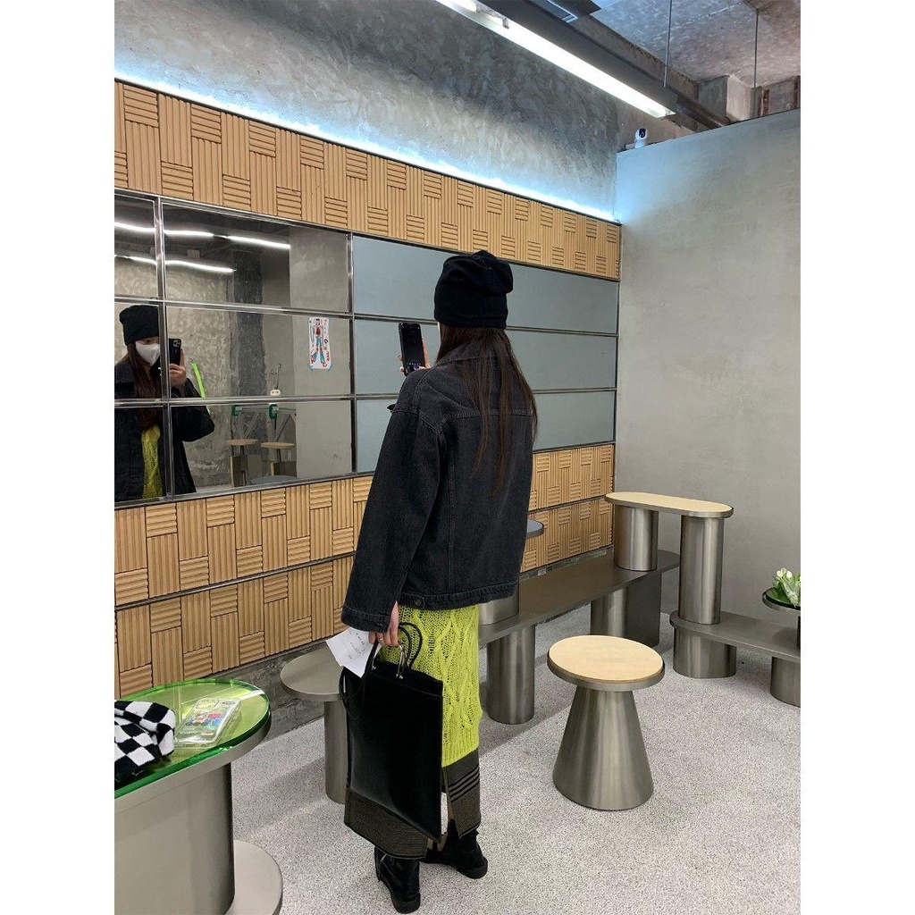 Đầm Chữ a Cổ Chữ v Đan Len Khoét Lỗ Màu Vàng Nhạt Thời Trang Mùa Hè Hàng Mới Dành Cho Bạn Nữ