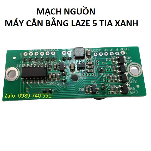 Mạch nguồn Máy cân bằng , máy bắn cos laze 5 tia xanh