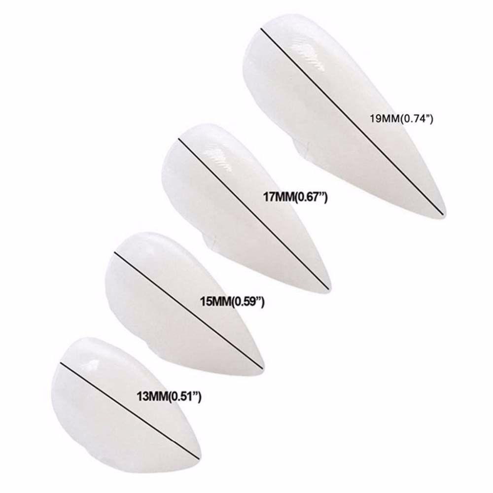 Dalton 2 cái răng răng giả đồ dùng cho bữa tiệc răng giả hộp răng đóng gói răng cosplay đạo cụ bên đạo cụ quỷ nanh nhựa an toàn nanh