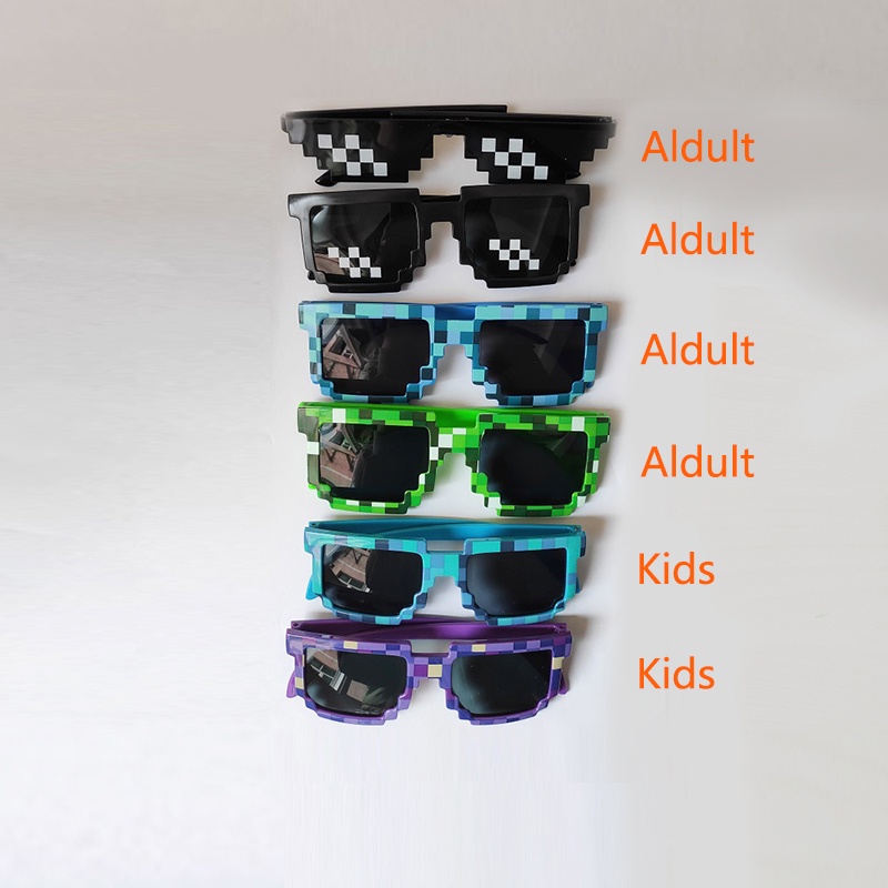 Minecraft Kính Mát Gọng Vuông Thời Trang Cho Bé