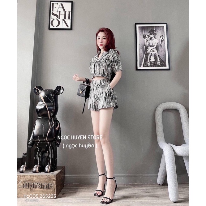 H1- set vest đùi loang HC005, Freesize