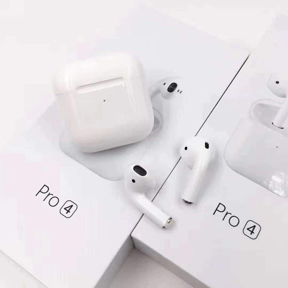 Tai nghe Blutooth 5.0 Airpod Pro 4 Phiên Bản Nâng Cấp Giới hạn Bh 6 tháng 1 đổi 1 | BigBuy360 - bigbuy360.vn