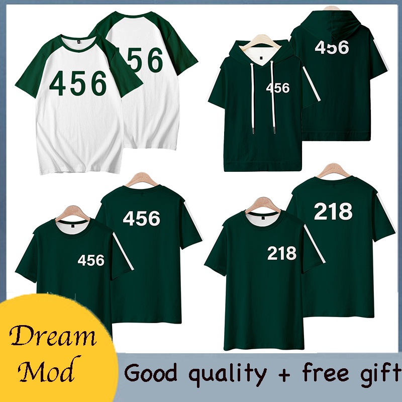 Áo thun thể thao plus size họa tiết game Netflix Hot 456 thời trang cho nam nữ
