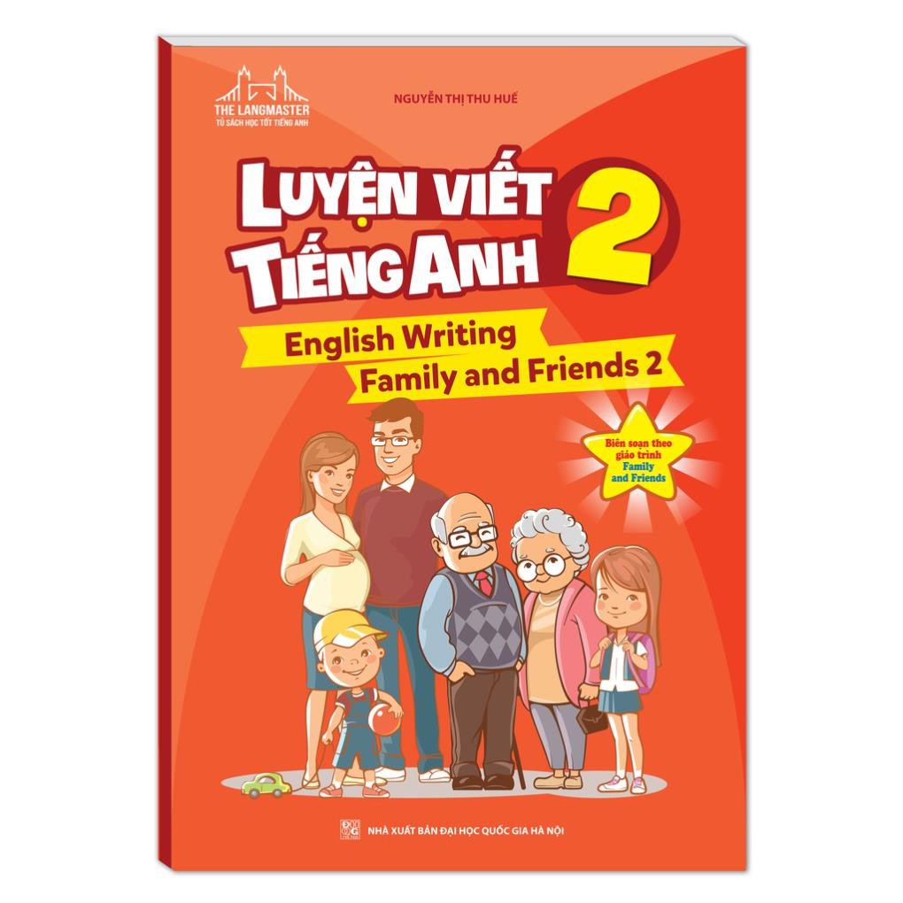 Sách - Combo Luyện viết tiếng Anh 1 và 2 (English Writing Family and Friends)