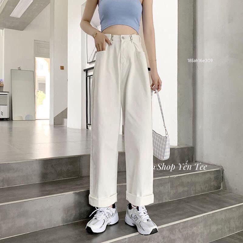 3 Màu - Quần jean khuy cái loại đẹp sẵn Hàng
