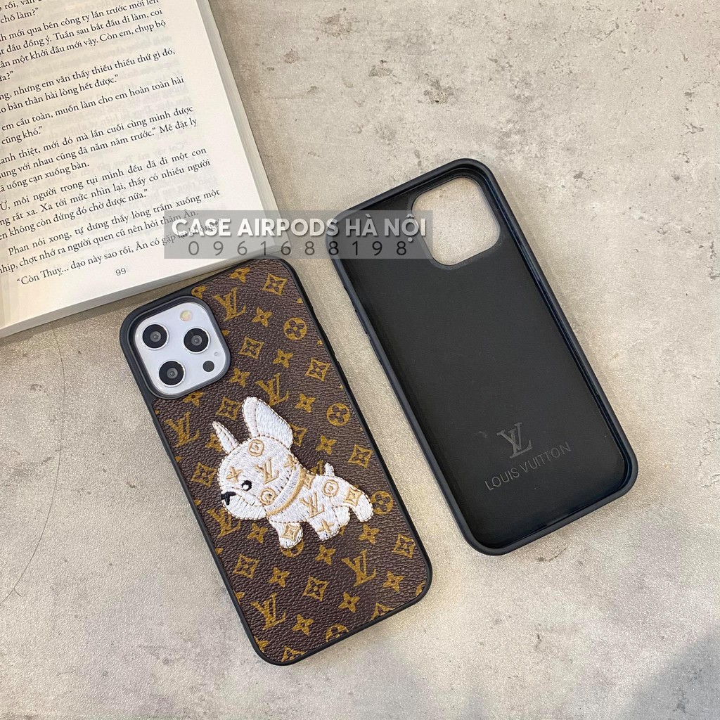 Ốp Lưng IPhone - Ốp iPhone LV Chó Pug Cao Cấp