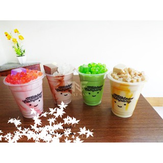 Trà sữa loại 350ml _ Mô hình thức uống bằng nhựa