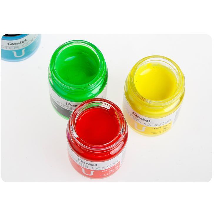 Màu Poster Color Pentel Bán Lẻ Hũ 30ml – MÀU CÒN LẠI