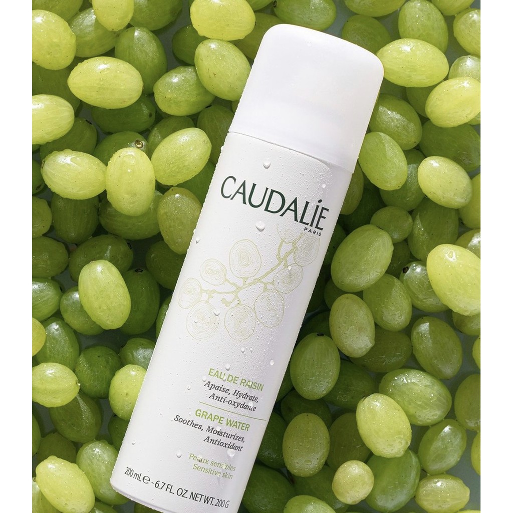 (Chuẩn Pháp-đủ size 75ml/200ml/300ml) Xịt khoáng Caudalie chiết xuất từ nho, làm dịu dưỡng ẩm da