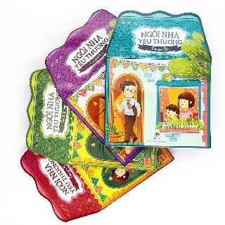 Sách - Ngôi nhà yêu thương - bộ 4 cuốn - con yên bố / con yêu mẹ/ con là bé ngoan/ con là tất cả