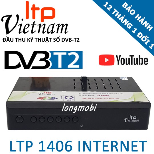 LTP 1406 INTERNET - ĐẦU THU KTS DVB T2 TÍCH HỢP XEM YOUTUBE MIỄN PHÍ