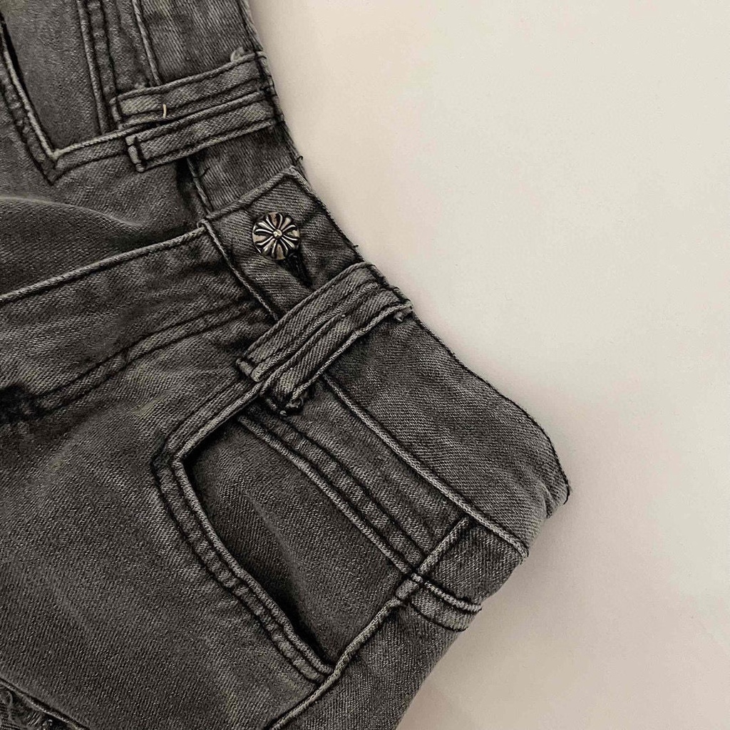 Quần Đùi Jean Rách Dáng Ôm Lưng Cao Thiết Kế Thời Trang Mùa Hè Phong Cách Quần Short Nữ
