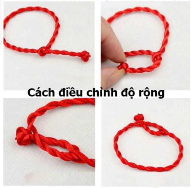 Chỉ đỏ trơn may mắn tài lộc