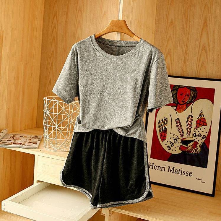 Bộ Đồ Thể Thao Tập Yoga / Chạy Bộ Nhanh Khô Thời Trang Mùa Hè Cho Nữ