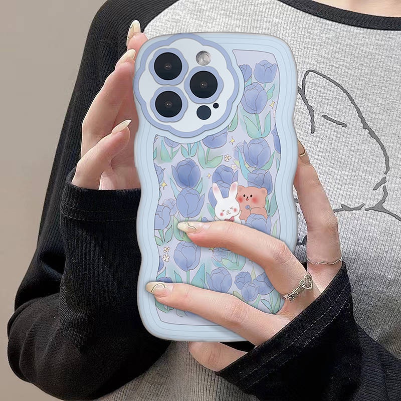 Cute Bear Rabbit Iphone13 Phone Case 12pro Soft 11 New 7plus TikTok Hot Sale 8 Female XR Fashion Xsmax 3oDt
