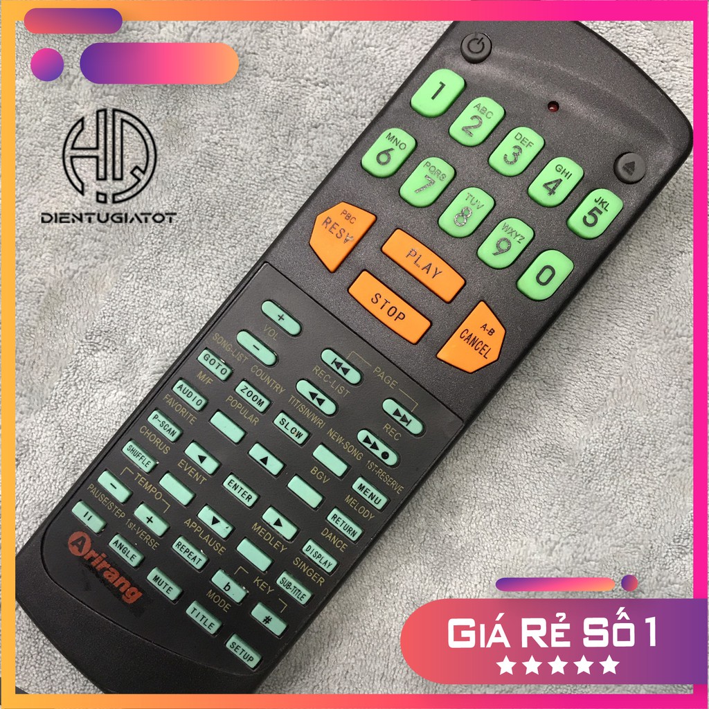 - BH 3 THÁNG - Remote điều khiển karaoke Arirang AR-3600 HI