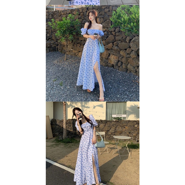 váy xanh đầm tay phồng đầm hở lưng váy đi biển đầm midi váy xẻ tà đầm trễ vai váy hoa nhí vintage đầm cổ vuông đầm bigsize nữ váy nữ xinh đầm vintage váy nữ xinh váy đi chơi đầm đi tiệc đầm nữ