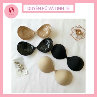 Áo dán ngực silicon nâng ngực chống nước siêu dính LOẠI 1 - Áo bra dán tạo khe cài trước đệm dày