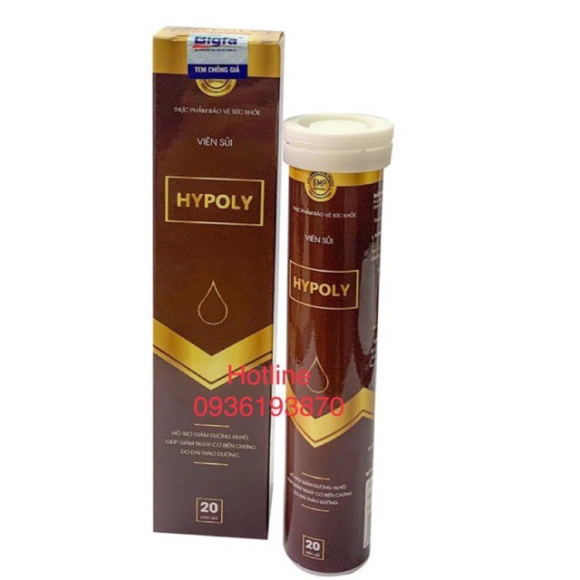 [Mã 66FMCGSALE hoàn 8% xu đơn 500K] VIÊN SỦI HYPOLY 👍 [CHÍNH HÃNG] ❤️ HYPOLY HỖ TRỢ ĐƯỜNG HUYẾT