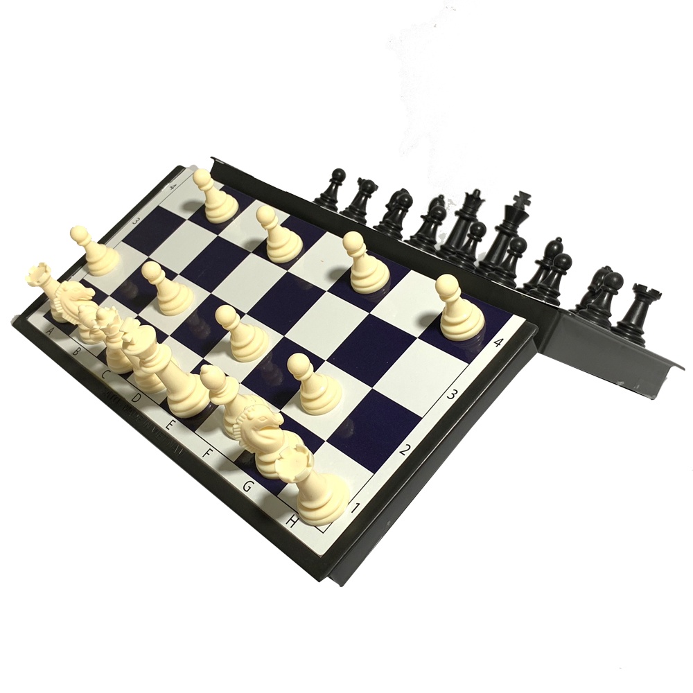 Bàn Cờ Vua Nam Châm Gập Gọn Siêu Tiện Lợi Quân Cờ Bám Chắc Chess Tiêu Chuẩn Cờ Quốc Tế