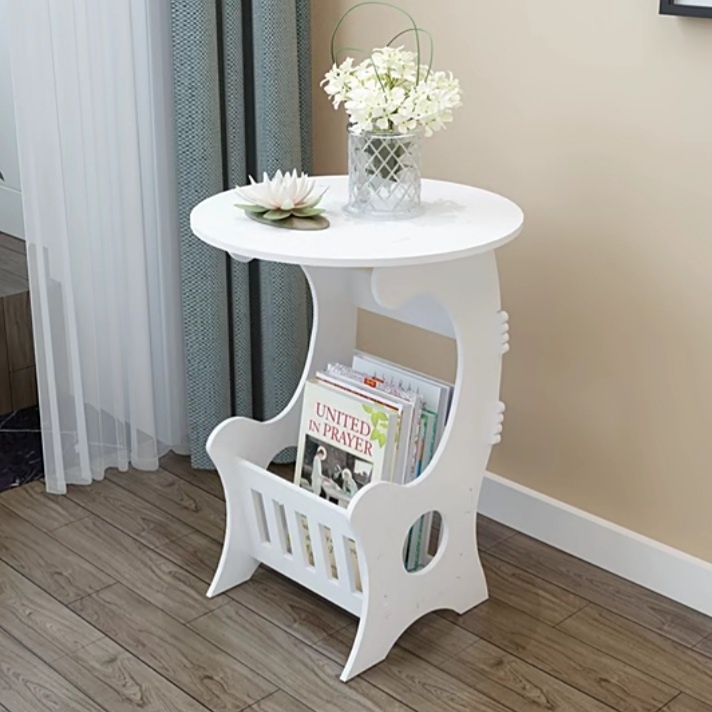 Kệ đầu giường bàn trà decor để sách đồ dùng thông minh kích thước 45cm*34cm*25cm chất liệu gỗ nhựa an toàn không độc hại