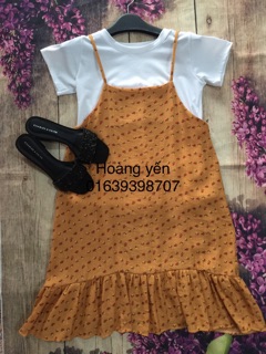 Set váy bầu bí bon chen nha