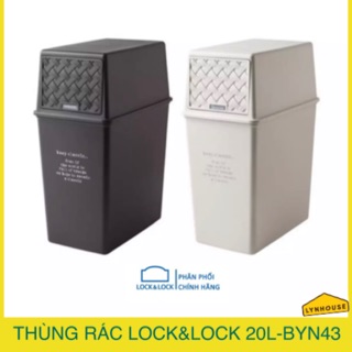 [LOCKNLOCK CHÍNH HÃNG]Thùng rác Ratting Swing 20L