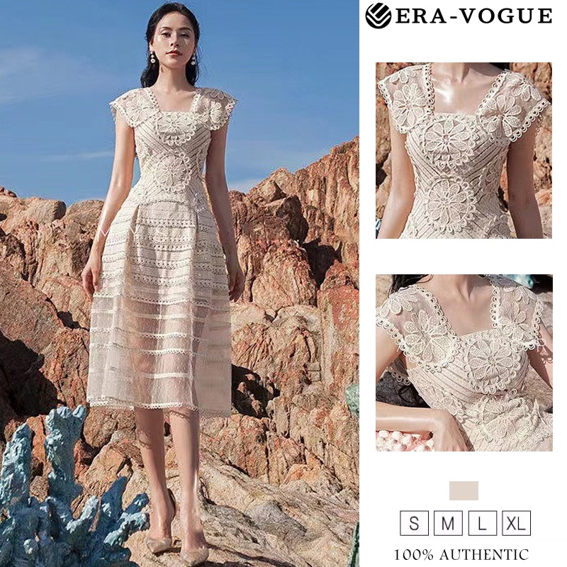EraVogue🌷 Đầm Trắng Gợi Cảm Thời Trang Hàn Quốc Cho Nữ váy dạ hội Y9845