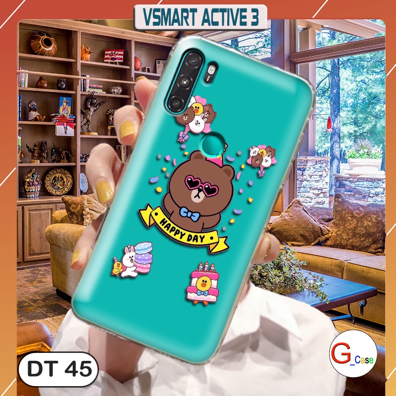 Ốp lưng dẻo VSMART ACTIVE 3  - in hình