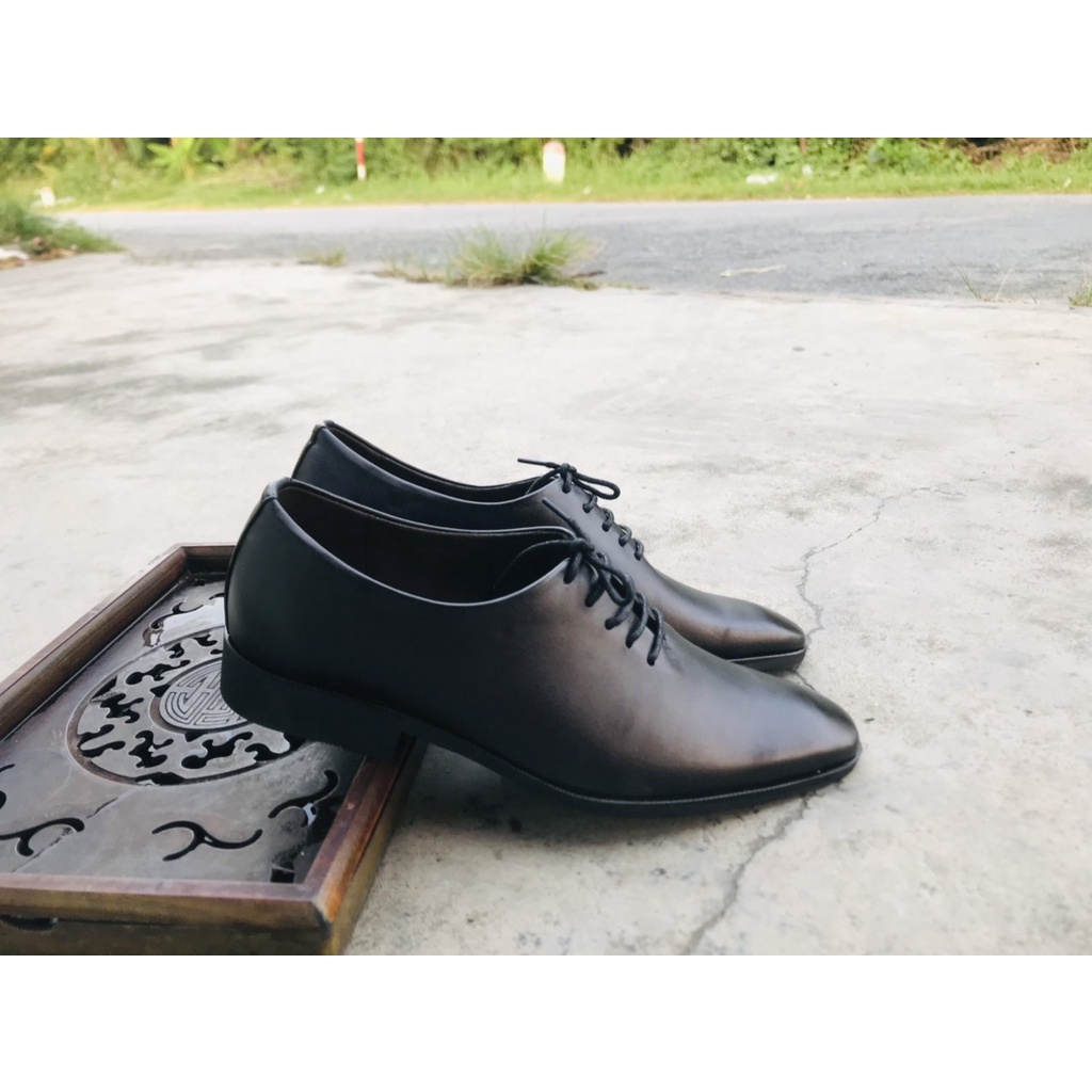 Giày buộc dây da bò giày buộc dây công sở da bò cao cấp bảo hành 12 tháng mã GCS1 có size từ 38 đến 46