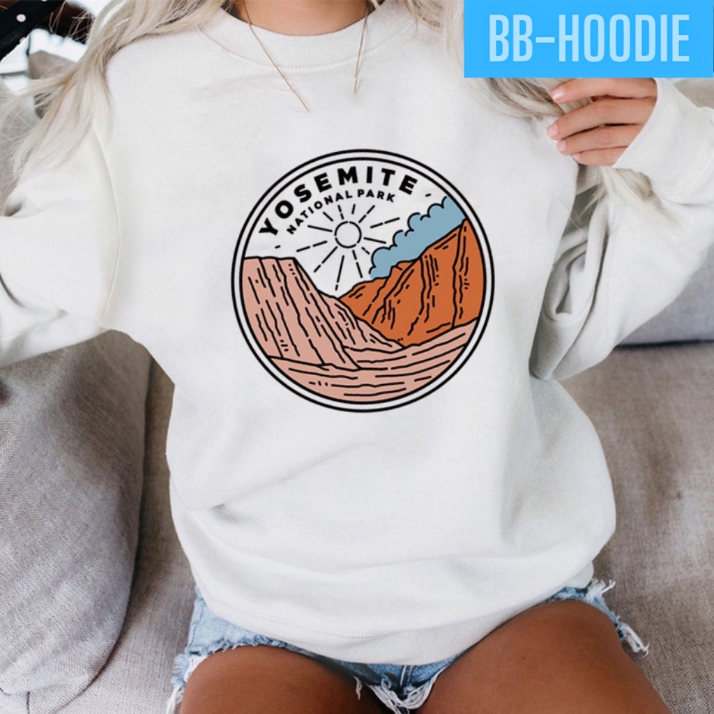 Áo Nỉ Sweater Form Rộng Unisex In Hình Công Viên YOSEMiTE Style Hàn Quốc HOT TREND BB HOODIE