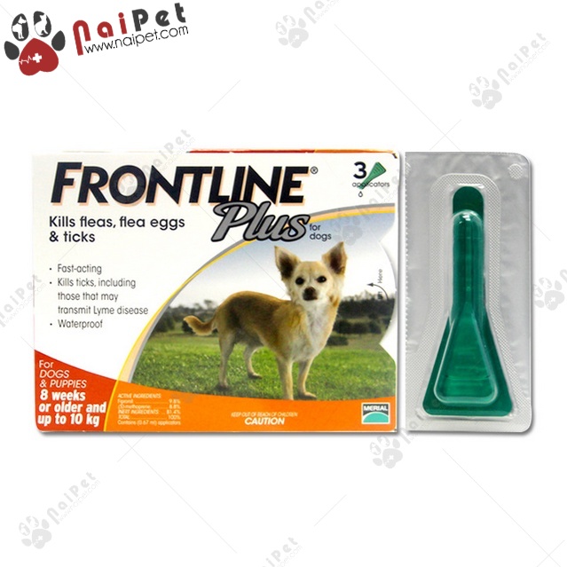 Frontline Plus Nhỏ Gáy Ve Rận Bọ Chét Cho Chó Mèo