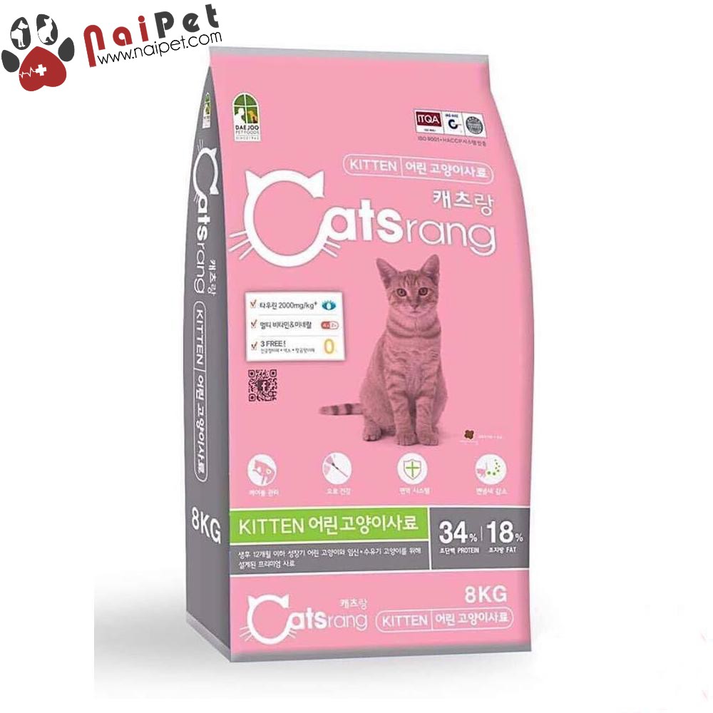 Thức ăn hạt cho mèo con Catsrang Kitten 1.5Kg