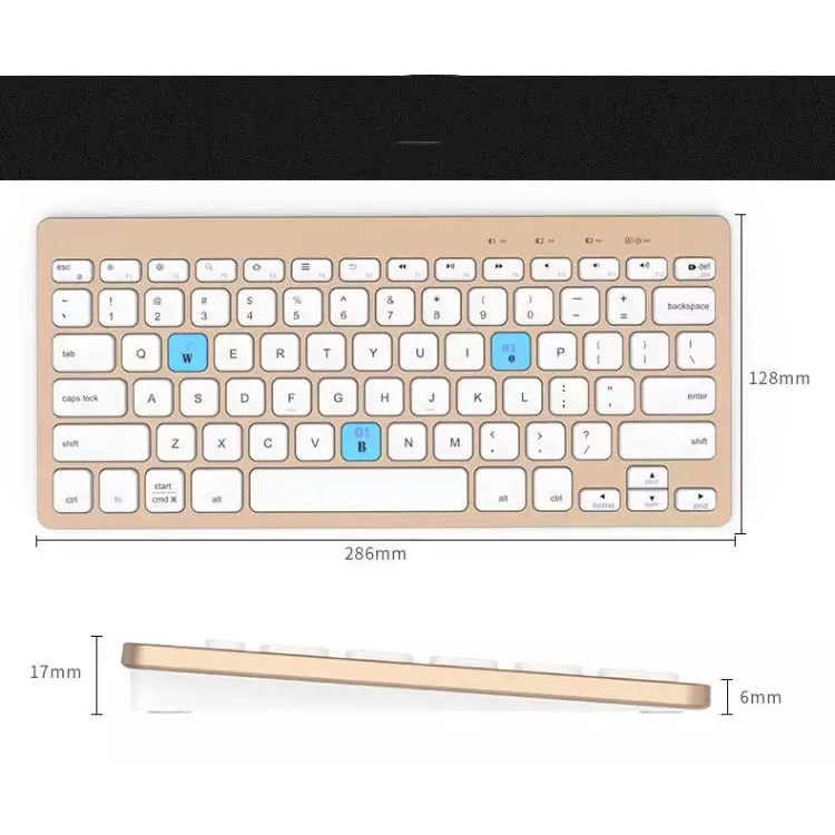 Bàn Phím Cơ Bluetooth,Bàn Phím Mini ko dây,Bàn Phím Bluetooth BOW HB191A Cho tablet táo-Android-Los-Win,Hỗ Trợ Kết