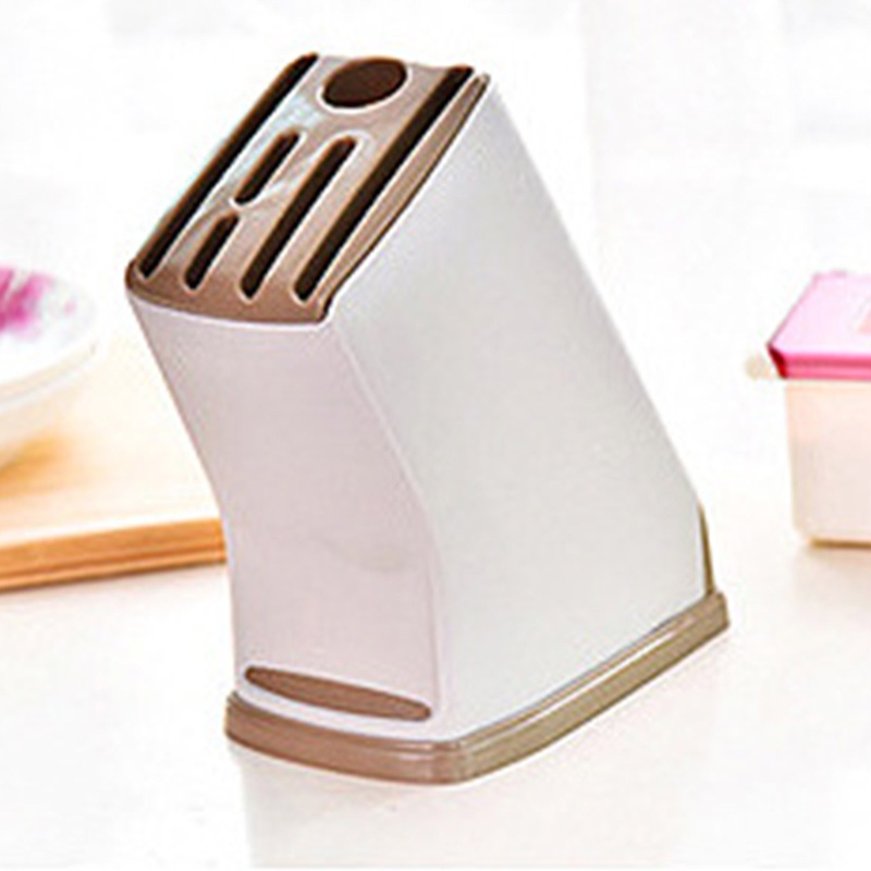 Giá Đỡ Dao Bằng Nhựa Thiết Kế Thoát Nước Tiện Dụng Cho Nhà Bếp