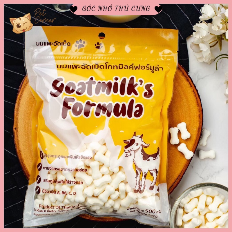 Xương kẹo sữa dê canxi Thái Lan 500g