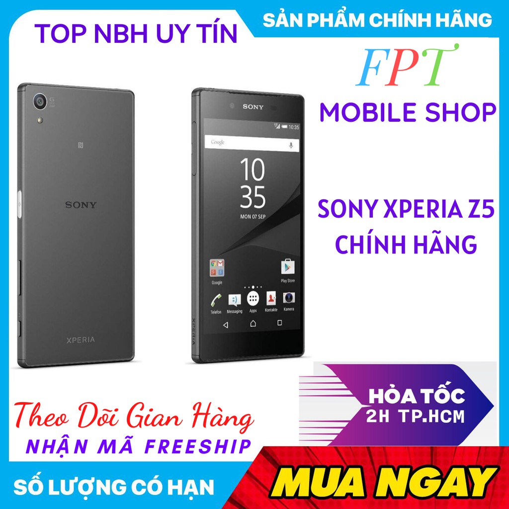 Điện Thoại Sony Xperia Z5 2 Sim Ram 3Gb/32Gb Mới Chiến Game Mượt