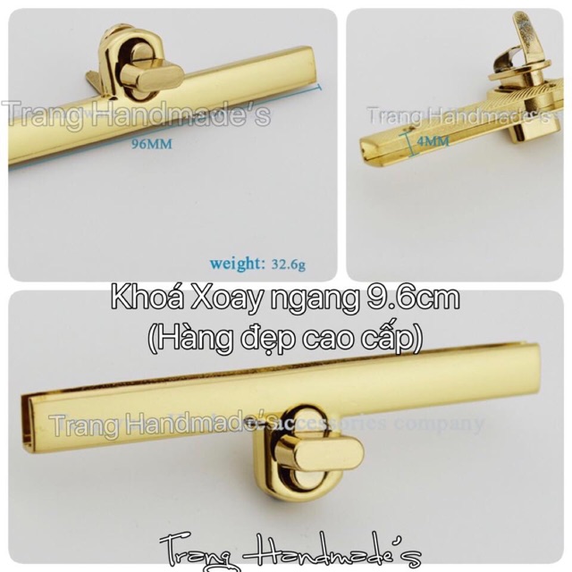 Khoá xoay ngang đẹp