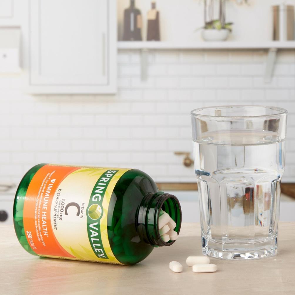Spring Valley Vitamin C 1000mg TPBS Hỗ Trợ Sức Khoẻ - Từ Mỹ