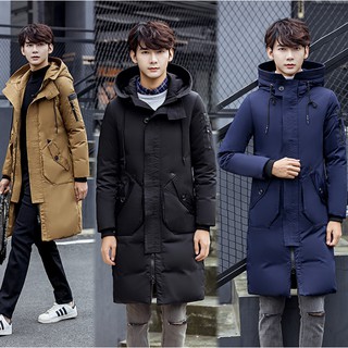 [HOT TREND 2021] Áo Phao Nam Dáng dài Mùa Đông Dáng Dài Chất Dày Cực Ấm Phong Cách Hàn Quốc 2021