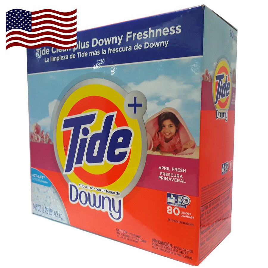 Bột Giặt Tide hương Downy April Fresh - 4.2KG - Nhập Khẩu Mỹ