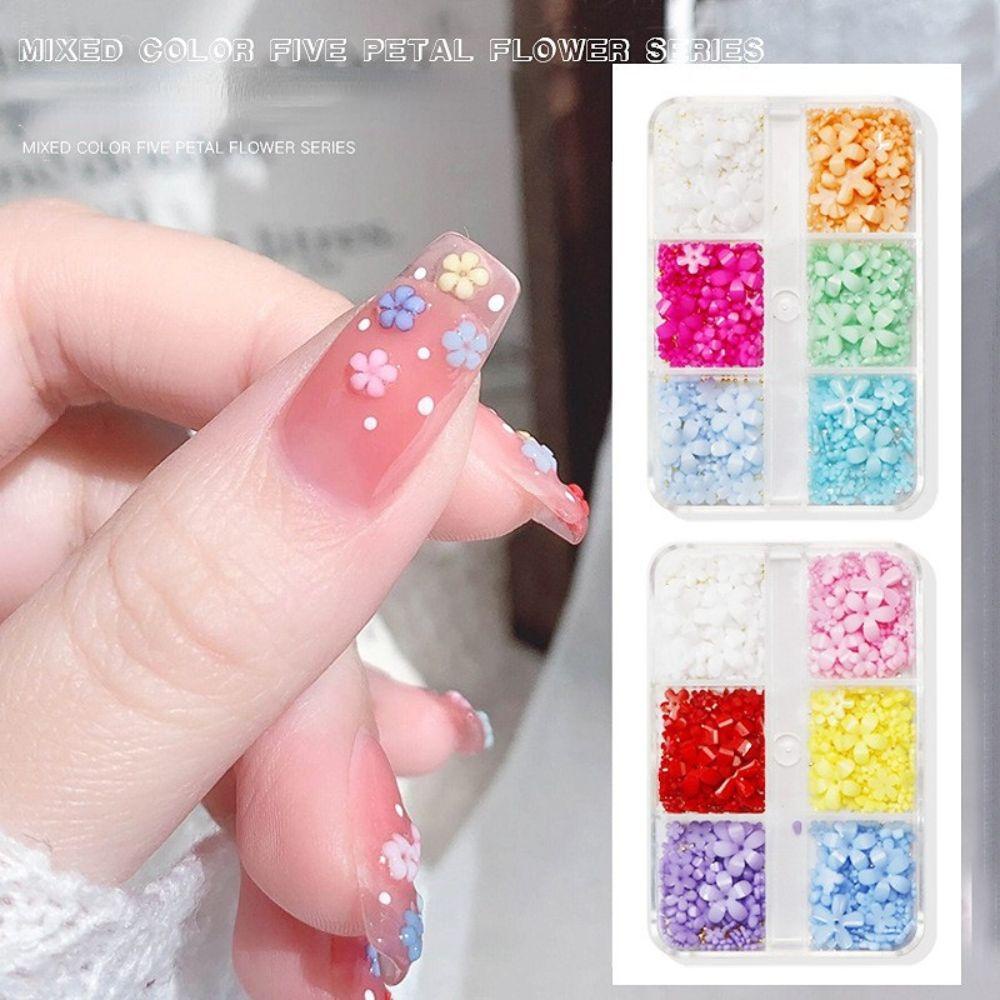 Vật Liệu Trang Trí Móng Tay 3D Hình Lọ Hoa Phong Cách Nhật Bản