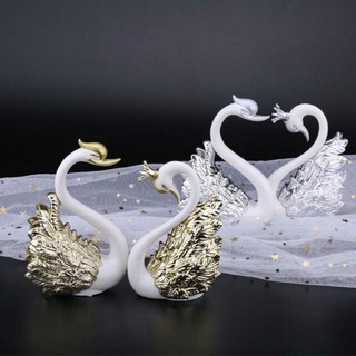 [FREESHIP❤️] Combo 10 Tượng thiên nga, Mô hình thiên nga - trang trí bánh sinh nhật