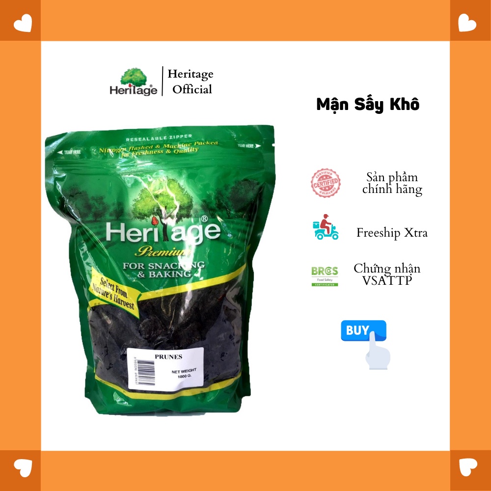 QUẢ MẬN SẤY KHÔ ,GIÀU CHẤT XƠ, NGỪA TÁO BÓN PHÙ HỢP VỚI MẸ BẦU VÀ TRẺ NHỎ – PRUNES – (1kg)