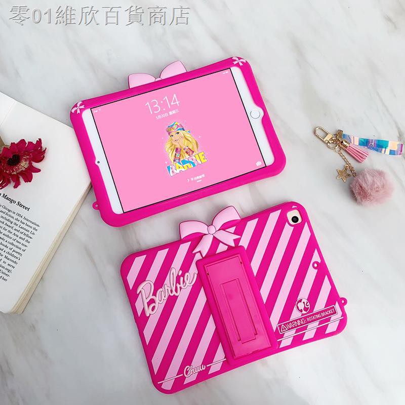 Ốp Máy Tính Bảng Silicone Hình Nơ Barbie 2018 Cho Apple Air4 / 3 / 2 / 1