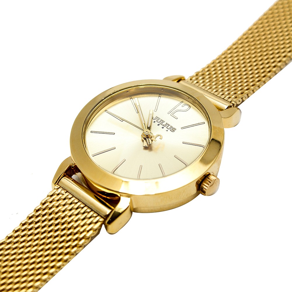 Đồng hồ nữ JULIUS Ja-732 vàng tặng 01 đồng hồ nam dây da | BigBuy360 - bigbuy360.vn