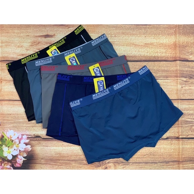 Combo 5 quần lót nam MENLIVE dạng đùi thun lạnh