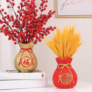Bình hoa túi tiền. dùng trang trí nhà cửa .cắm đào đông ,cắm lúa mạch