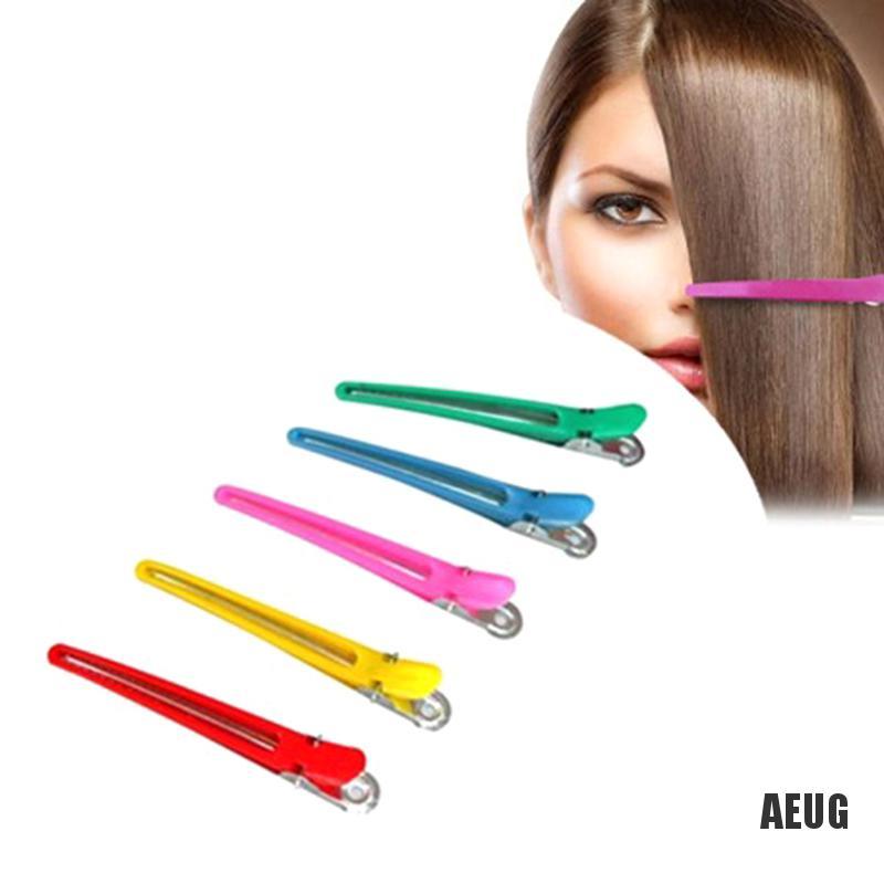 Set 10 Kẹp Tóc Nhựa Chuyên Dụng Cho Salon Làm Tóc